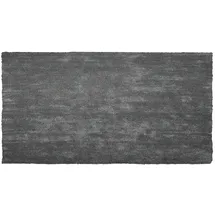 Beliani Shaggy-teppich DEMRE dunkelgrau 80 x 150 cm
