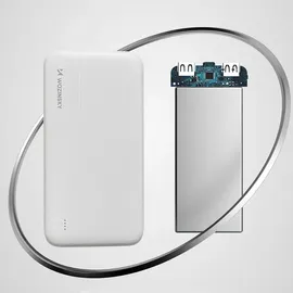 wozinsky Powerbank 10000mAh 2 x USB wei (WPBWE1) - Weiß/Schwarz