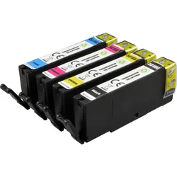 4 Ampertec Tinten ersetzt Canon CLI-581XXL Multipack KCMY