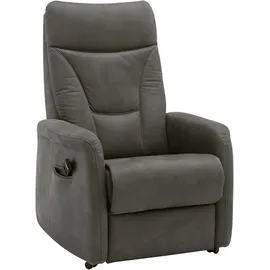 Hukla Sessel "HU-RV15025", grau (deluxe grau), B:78cm H:108cm T:90cm, Sessel, Funktionssessel Sessel mit Aufstehhilfe Polstersessel, Wahlweise 1- oder 2-motorische Verstellung, inkl. Aufstehhilfe