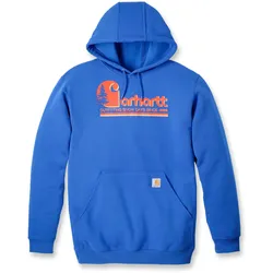 Carhartt Graphic Hooded Sweatshirt 106498 - beacon blue - L