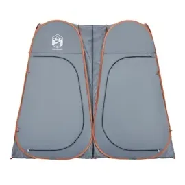 vidaXL Sichtschutzzelt Grau und Orange Pop-Up Wasserdicht