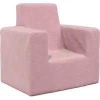 Kindersofa Rosa Weich Plüsch
