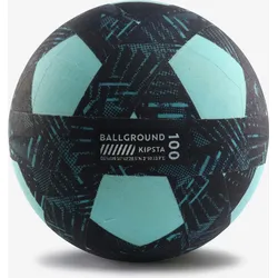 Fussball Grösse 4 Trainingsball aus Polyester - Ballground 100 blau/blau 4