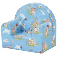 Kindersessel  Elefant , blau , Maße (cm): B: 51 H: 15 T: 50.0