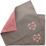 Frank Flechtwaren Platzmatte Alpenglück, im 2er Set