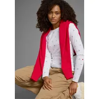 KangaROOS Langarmshirt krempelbare Ärmel, sehr figurbetont, aus elastischer Rippware,