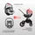 Babylux Kinderwagen 2in1 Silber
