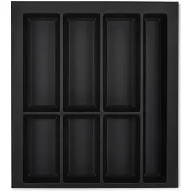 SOTech Orga-box Vii Besteckeinsatz Schwarz 500 mm mit Softtouch Oberfläche
