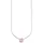 Bruno Banani Kette mit Anhänger Schmuck Geschenk Silber 925 Halsschmuck Schlangenkette Stein rosa
