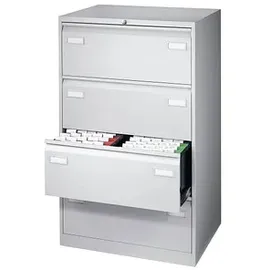 BISLEY Light Hängeregistraturschrank 80 x 62,2 x 132,1 cm lichtgrau