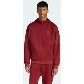 adidas Future Icons 3-Streifen Kapuzensweater Herren grün XL