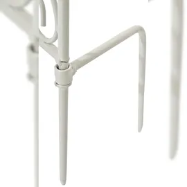 CLP Rankgitter Burgus 2er Set 60 x 30 cm Weiß