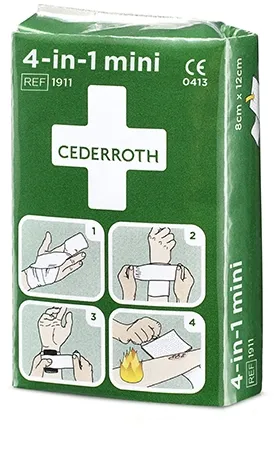 30x Cederroth 4 in 1 Blutstiller mini Wundverband Set