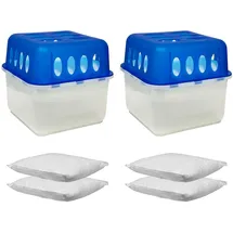 Mojawo 2 Stück Raumentfeuchter Luftentfeuchter Nachfüllpack 400g
