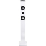Trevi XT 101 BT Soundtower, Lautsprecher-Turm mit Bluetooth, MP3, USB, SD, Aux-In Bianco