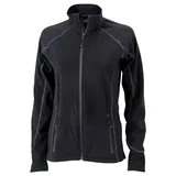 James & Nicholson JN596 Fleecejacke Schwarz M
