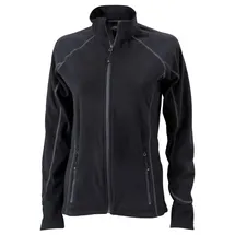 James & Nicholson JN596 Fleecejacke Schwarz M
