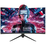 KTC Gaming Monitor Curved 27 Zoll, 180Hz, QHD 2K 2560 x 1440p, 1ms, HDR10, Freesync & G-sync, VA 1500R Rahmenlos Monitore, 120% sRGB, Blaulicht Reduktion PC Bildschirm, DP 180Hz, HDMI 144Hz, H27S17