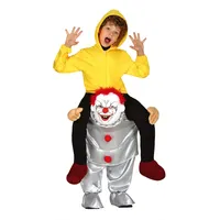 FIESTAS GUIRCA, S.L. Teuflischer Clown Huckepack Kostüm für Kinder