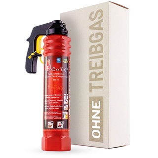 F-Exx 8.0 F - Schaum-Feuerlöscher für Haushalt und Küche - 800ml Löschspray Made in Germany