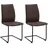 Niehoff Freischwinger Capri Leder braun 2er Set
