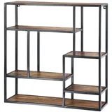 Kobolo Wandregal Hängeregal 40 x 30 x 10 cm Braun