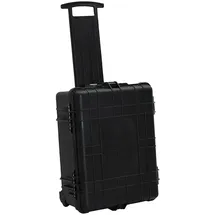 deluke Universalkoffer mit Schaumstoffeinlage 58x45x27cm schwarz