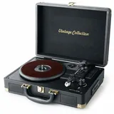 Muse 3-gang-plattenspieler 33/45/78 mit bluetooth Muse MT-103 GD audio turntable Black, Plattenspieler, Schwarz