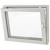 Solid Elements Kellerfenster  (B x H: 80 x 40 cm, DIN Anschlag: Links, Weiß)