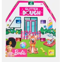 Lisciani Liscianigiochi 88850 Barbie Dough Kit-House, Glitterdough, Dosen mit Schablonen, Auge-Hand-Koordination, Nicht Zutreffend.