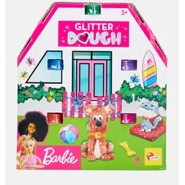 Lisciani Liscianigiochi 88850 Barbie Dough Kit-House, Glitterdough, Dosen mit Schablonen, Auge-Hand-Koordination, Nicht Zutreffend.