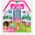Lisciani Liscianigiochi 88850 Barbie Dough Kit-House, Glitterdough, Dosen mit Schablonen, Auge-Hand-Koordination, Nicht Zutreffend.