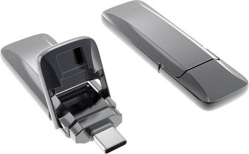 Xlyne 7625600 USB-Stick 256GB Grau 7625600 USB-C® USB 3.2 (Gen 2)