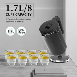 Aigostar 1,7 l Schwarz