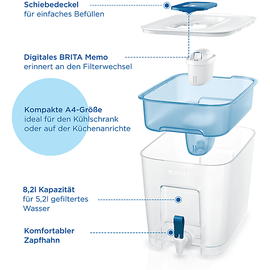 Brita Flow XXL Tischwasserfilter inkl. 1 Kartusche (1051463)