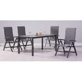 barths Larino Klappsessel 62 x 68 x 110 cm anthrazit/matt klappbar