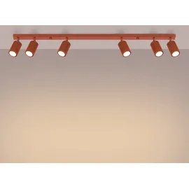 Sollux SL.1642 Plafond KARBON 6L roter Ocker