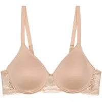 Triumph Modern Lace+Cotton WP EX Bra, NEUTRAL BEIGE, 90B