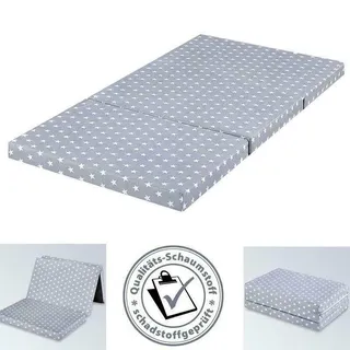 None Kinder Baby Reisebett STAR Matratze klappbar für Kinderbett Reisebett 120 x 60