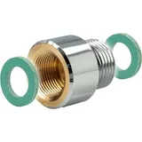 tecuro Reduzierstück M15/1 Innengewinde x 3/8 Zoll Außengewinde Ms-verchromt