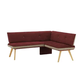 Woodford Eckbank  Sunna , rot , Maße (cm): H: 86