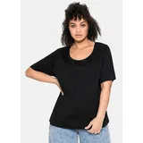 sheego T-Shirt Schwarz 40/42