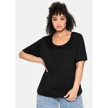 sheego T-Shirt Schwarz 40/42