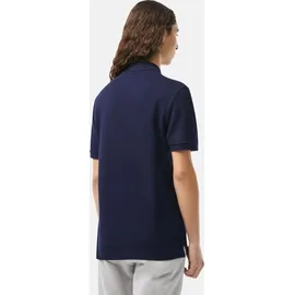 Lacoste L.12.12 Slim Fit Petit Piqué Cotton Polo Shirt navy blue XL