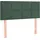 vidaXL Boxspringbett mit Matratze & LED Dunkelgrün 90x190 cm Samt