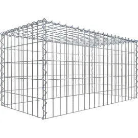 Gabiona Gabione-Anbaukorb Typ 3 50 x 100 x 50 cm Maschenw 5 x 10 cm