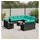 vidaXL Gartensofa-Set 12-tlg. schwarz/blau