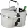Relaxdays Einkaufskorb, faltbar, Tragegriff, HBT: 45 x 43 x 30,5 cm, Isoliertasche zum Einkaufen, Picknickkorb, hellgrau