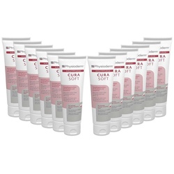 Physioderm Körperpflegemittel Curasoft Hautpflege Creme 12x100ml Hautcreme Pflegecreme silikonfrei